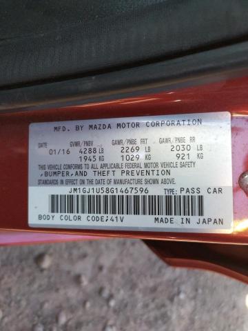 2016 MAZDA 6 SPORT JM1GJ1U58G1467596