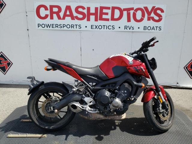 Salvage cars for sale from Copart Van Nuys, CA: 2017 Yamaha FZ09 C