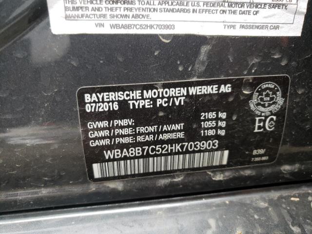 2017 BMW 340 XI WBA8B7C52HK703903