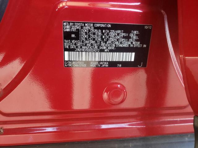 JTMZFREV5DD024212 Toyota Rav4 Le 2013. Фото: 9