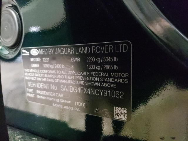 2022 JAGUAR XF SE SAJBG4FX4NCY91062