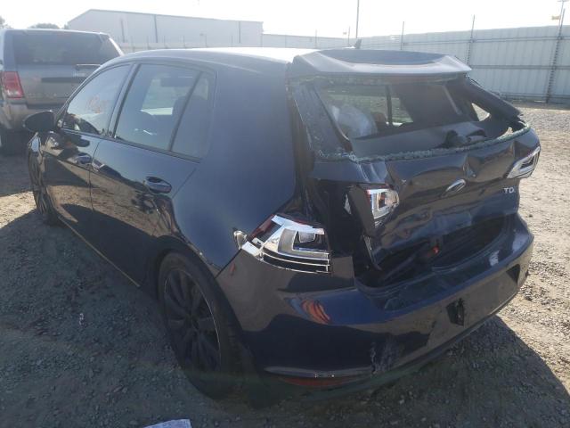 2015 VOLKSWAGEN GOLF TDI 3VW2A7AU2FM018888