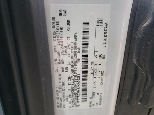 1FTYR3XM8JKA56289 Ford Transit T- 2018. Фото: 9