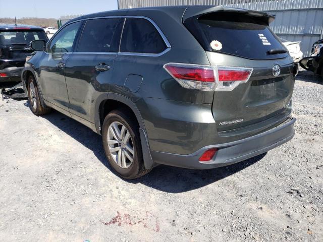 5TDBKRFH6FS097358 Toyota Highlander 2015. Фото: 2