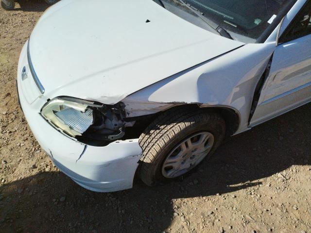 HONDA CIVIC 2002 WHITE Photo 9