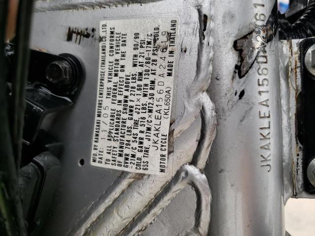 2006 KAWASAKI KL650 A JKAKLEA156DA24619