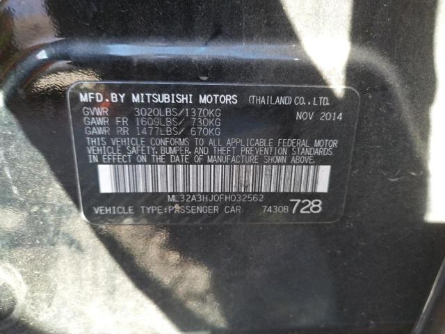 2015 MITSUBISHI MIRAGE DE ML32A3HJ0FH032562