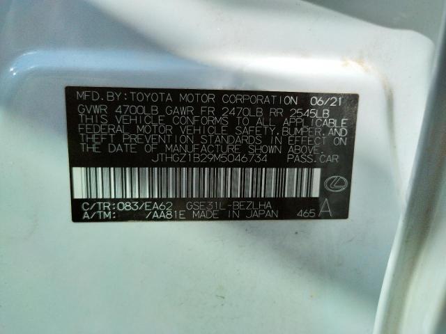 2021 LEXUS IS 350 F-S JTHGZ1B29M5046734
