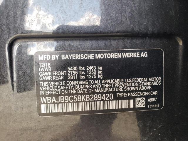 2019 BMW M550XI WBAJB9C58KB289420