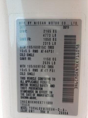 3N6CM0KN9KK711098 Nissan Nv200 2.5S 2019. Фото: 9