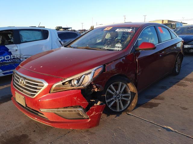 2015 HYUNDAI SONATA SE 5NPE24AF3FH063048