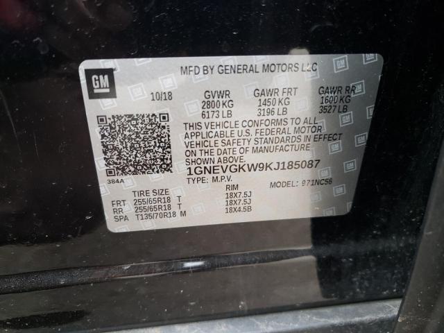 2019 CHEVROLET TRAVERSE L 1GNEVGKW9KJ185087