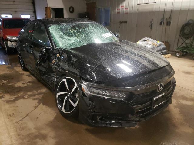 Salvage cars for sale from Copart Cudahy, WI: 2021 Honda Accord Sport