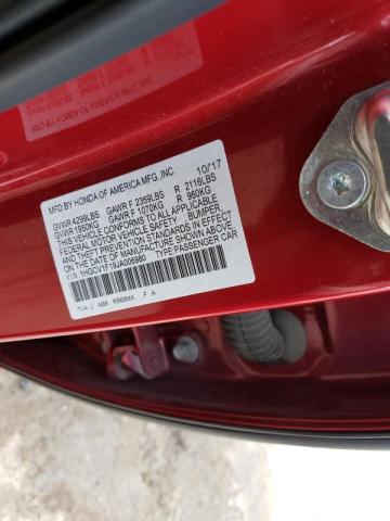 1HGCV1F19JA006980 Honda Accord Lx 2018. Фото: 9