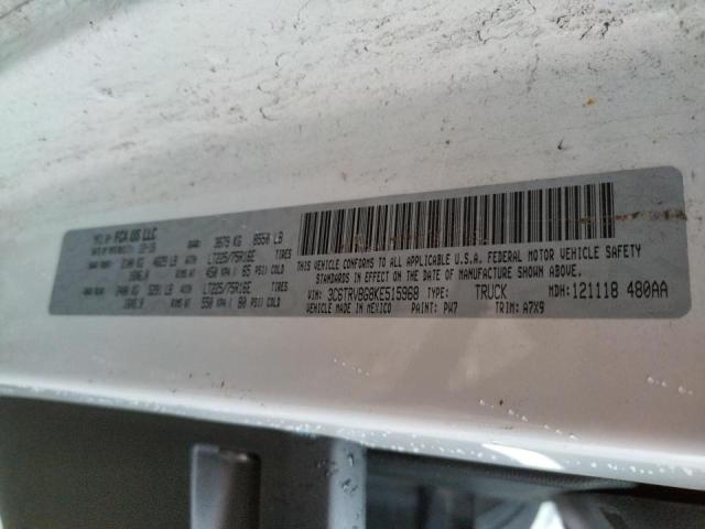 2019 RAM 1500 3C6TRVBG8KE515968