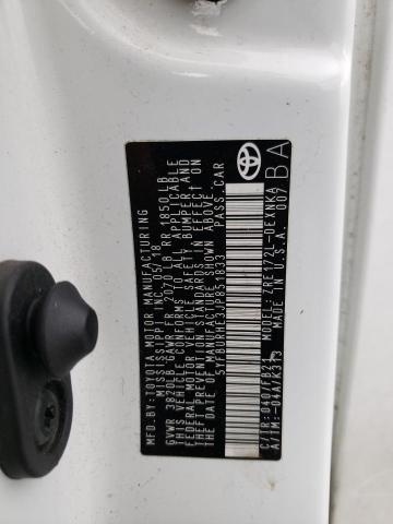 2018 TOYOTA COR L/LE/L 5YFBURHE3JP851833
