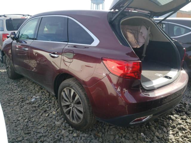 2016 ACURA MDX TECHNO 5FRYD4H48GB023767