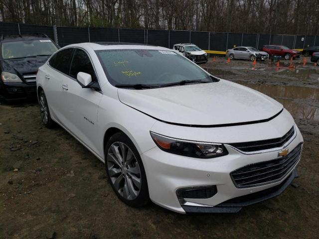 Salvage cars for sale from Copart Waldorf, MD: 2016 Chevrolet Malibu PRE