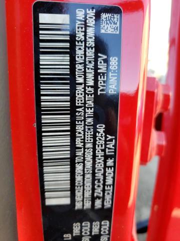 2017 JEEP RENEGADE L ZACCJADBXHPE92540