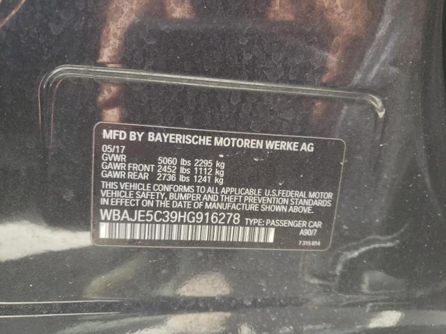 2017 BMW 540 I WBAJE5C39HG916278