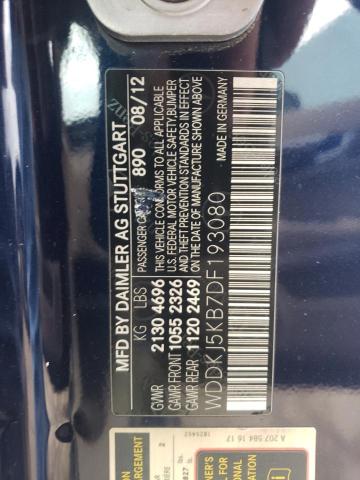 WDDKJ5KB7DF193080 Mercedes-Benz E 350 2013. Фото: 9