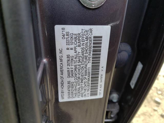2019 ACURA TLX ADVANC 19UUB3F86KA000111