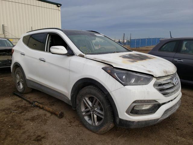 Salvage cars for sale from Copart Rocky View County, AB: 2017 Hyundai Santa FE S