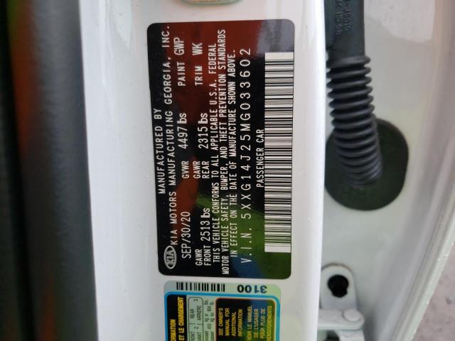 2021 KIA K5 LXS 5XXG14J25MG033602