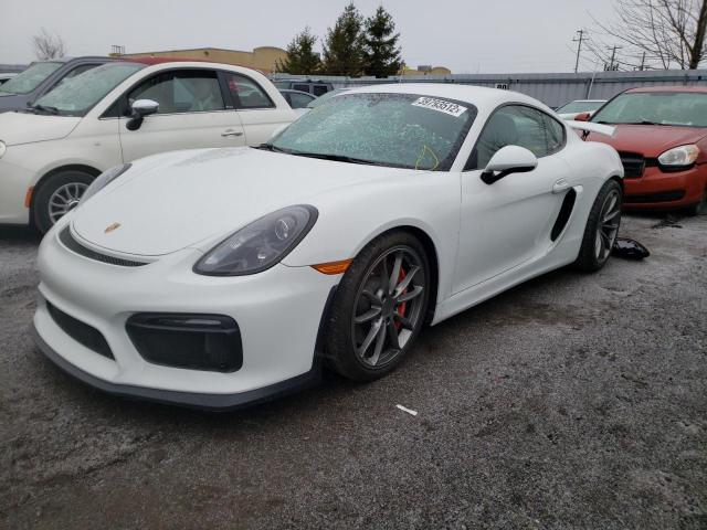 2016 PORSCHE CAYMAN GT4 WP0AC2A80GK192353