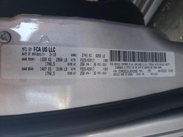2C4RDGEG4JR242386 Dodge Grand Cara 2018. Фото: 9
