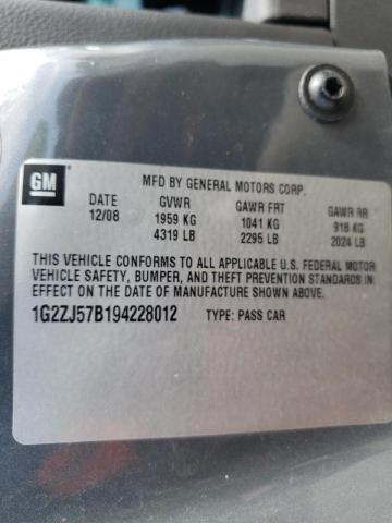 1G2ZJ57B194228012 Pontiac G6 2009. Фото: 9