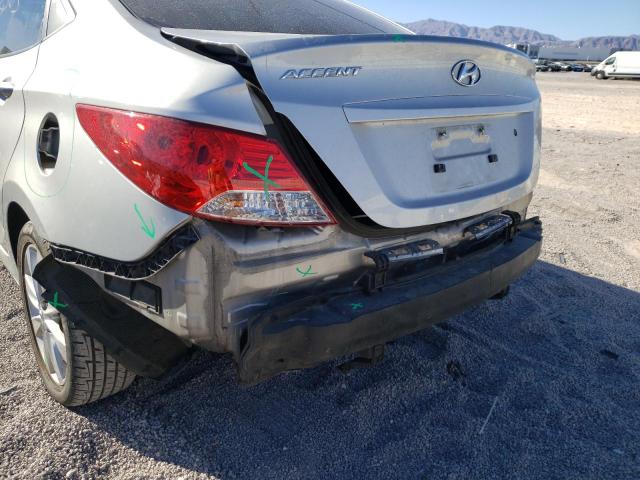 KMHCU4AE2EU776094 Hyundai Accent Gls 2014. Фото: 8