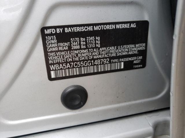 2016 BMW 528I WBA5A7C55GG148792