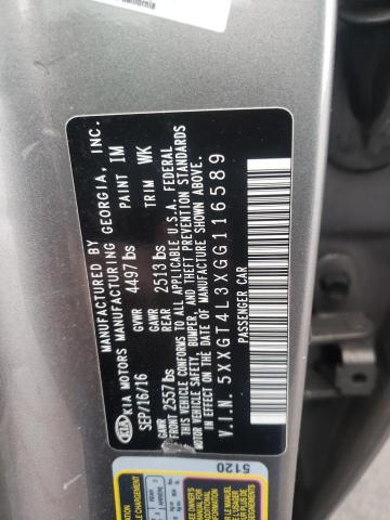 5XXGT4L3XGG116589 Kia Optima Lx 2016. Фото: 9