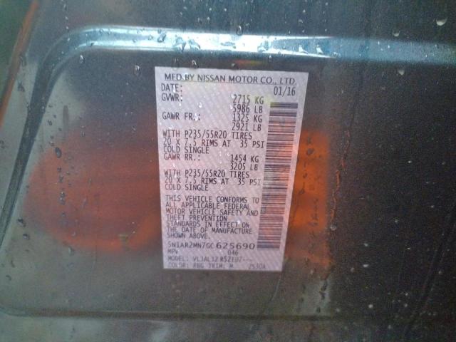 5N1AR2MN7GC625690 Nissan Pathfinder 2016. Фото: 9