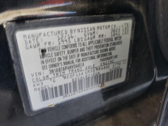 3N1AB7AP4HY244614 Nissan Sentra S 2017. Фото: 9