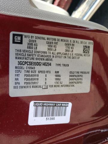 3GCPCSE09DG146294 Chevrolet Silvrdo Lt 2013. Фото: 9