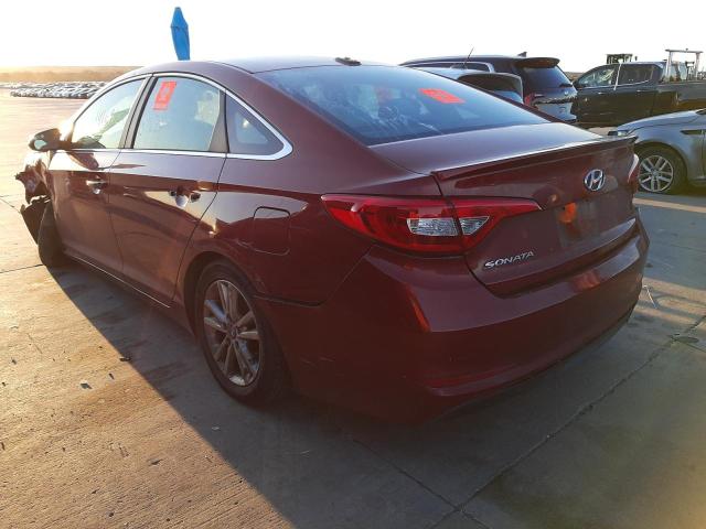 2015 HYUNDAI SONATA SE 5NPE24AF3FH063048