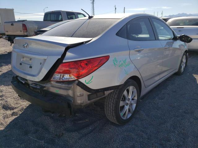 KMHCU4AE2EU776094 Hyundai Accent Gls 2014. Фото: 3