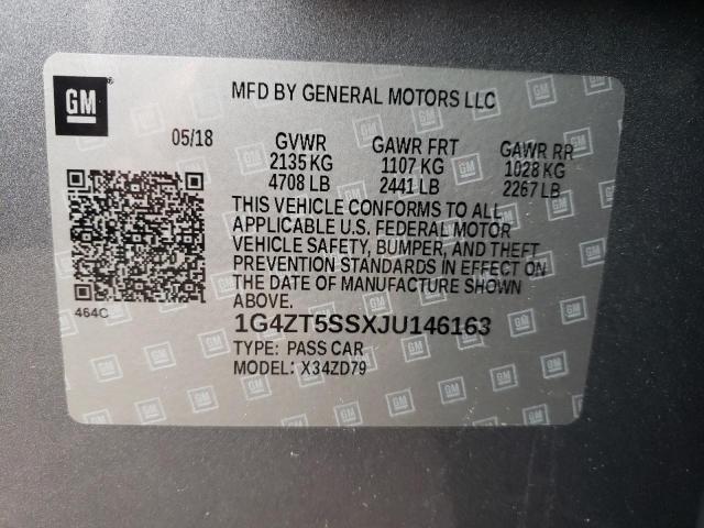 2018 BUICK LACROSSE A 1G4ZT5SSXJU146163