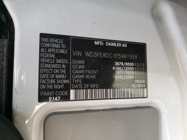 2015 MERCEDES-BENZ SPRINTER 2 WD3PE8DC1F5981559