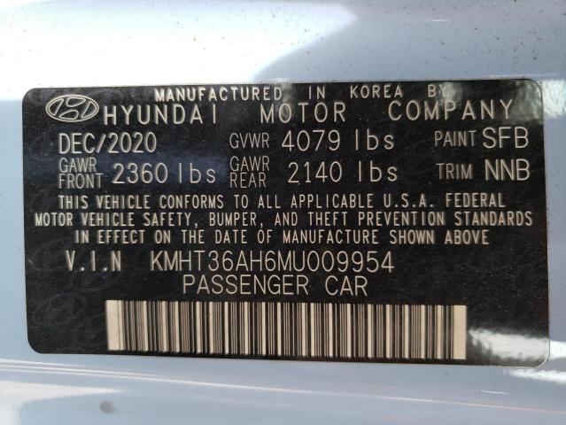 2021 HYUNDAI VELOSTER N KMHT36AH6MU009954