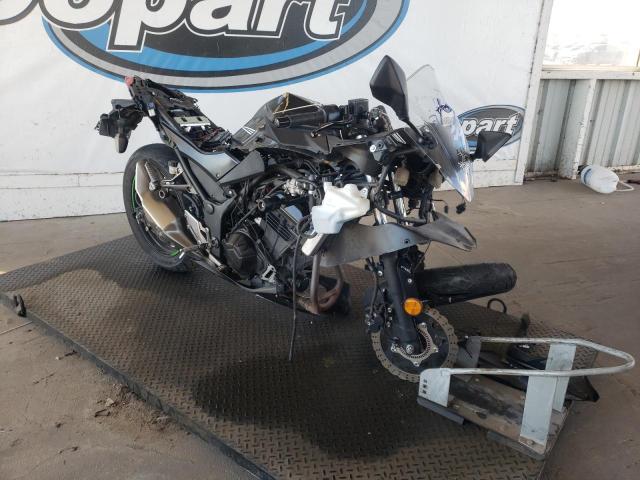 Salvage motorcycles for sale at Grand Prairie, TX auction: 2017 Kawasaki EX300 B
