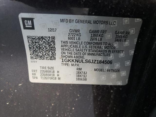 2018 GMC ACADIA 1GKKNULS6JZ184506