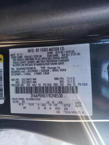 3FA6P0HD1FR248530 Ford Fusion Se 2015. Фото: 9