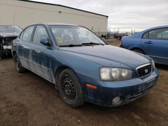 Salvage cars for sale from Copart Rocky View County, AB: 2003 Hyundai Elantra GL