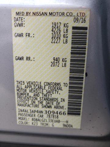 2017 NISSAN ALTIMA 2.5 1N4AL3AP4HN309466