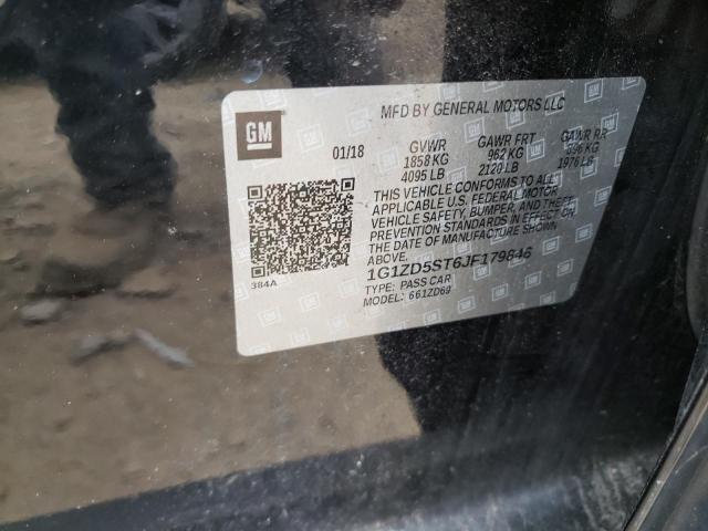 2018 CHEVROLET MALIBU LT 1G1ZD5ST6JF179846