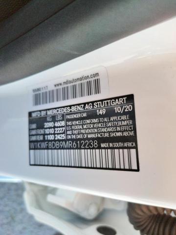 2021 MERCEDES-BENZ 300 C W1KWF8DB9MR612238