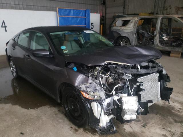 Salvage cars for sale at Candia, NH auction: 2016 Honda Civic LX
